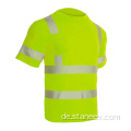 Reflektierende Klebebaubauarbeiter T-Shirt High Vis Hemden